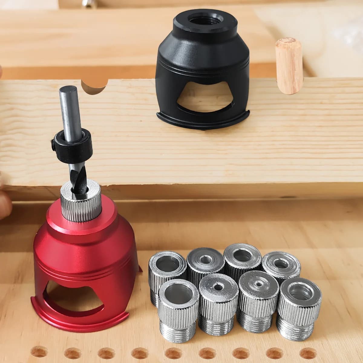 Vertikālās urbšanas vadotne, tapu montāžas komplekts, 2-10mm