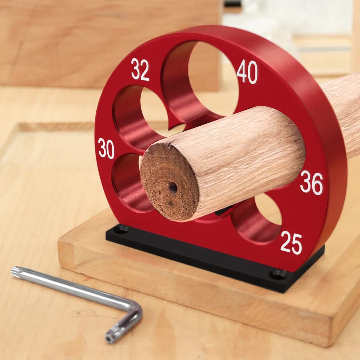 Regulējama 5-caurumu kvadrātstieņa izgatavošanas iekārta 25-40mm