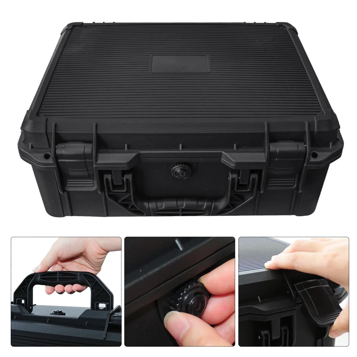 Triecienizturīga ūdensnecaurlaidīga cietā instrumentu somā ar putām